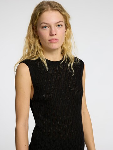 Robes en maille SELECTED FEMME en noir