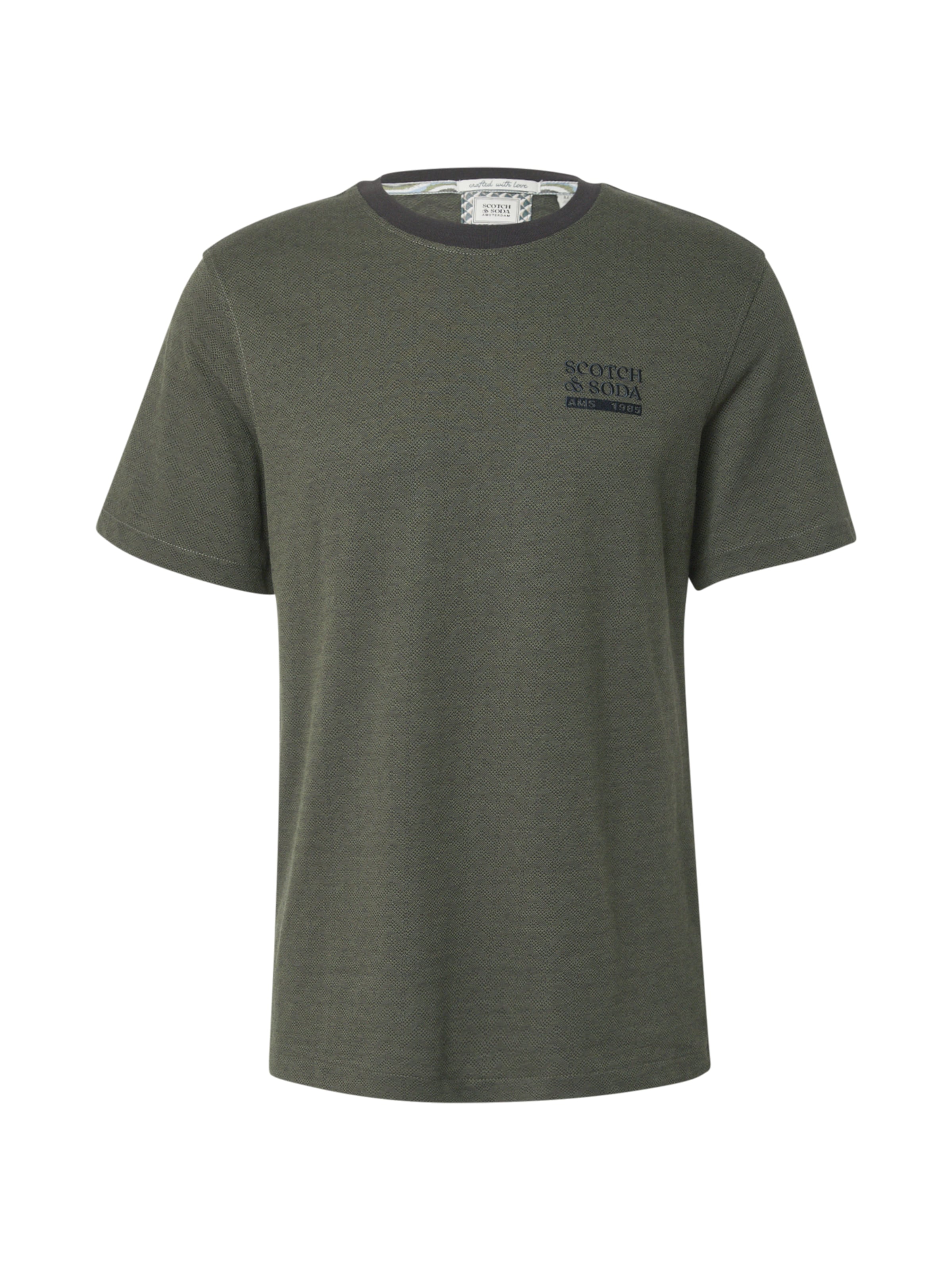 T-Shirt SCOTCH & SODA en vert : devant