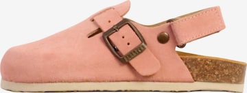 Pantoufle 'Leder-Pantoletten für Kinder von Plakton Blogg' Xti en rose : devant