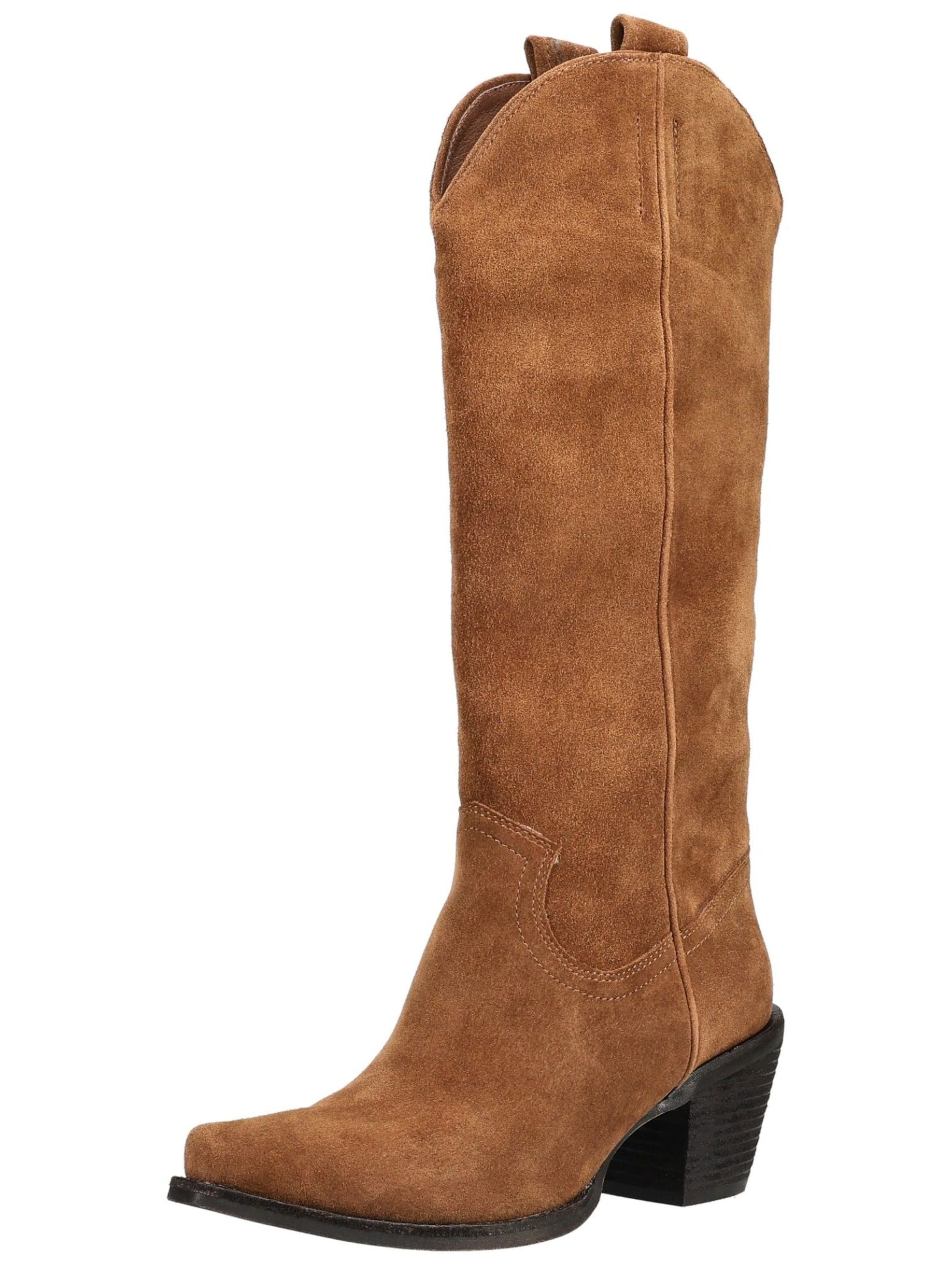 Jeffrey Campbell Cowboy Boots in Brown: front