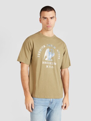 JACK & JONES Shirt 'LUKE' in Groen: voorkant