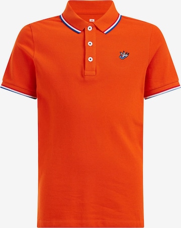 WE Fashion Shirt in Oranje: voorkant