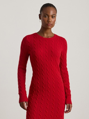 Lauren Ralph Lauren Úpletové šaty 'DRUYET' – červená