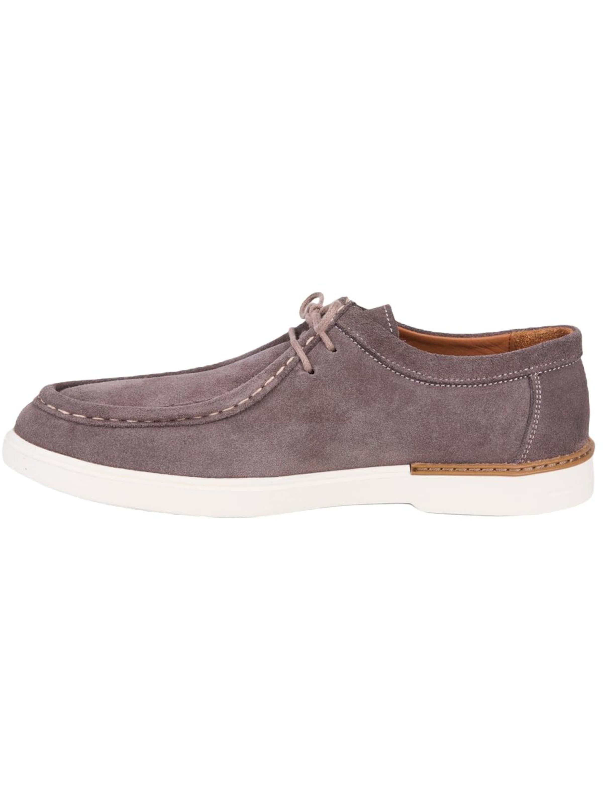 Chaussure à lacets 'DESA Herren-Schnürschuhe aus Wildleder' Desa en gris