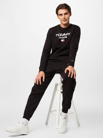 Tommy Jeans Sweatshirt in Schwarz