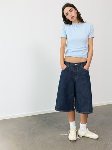 Pull&Bear Pulover | modra barva