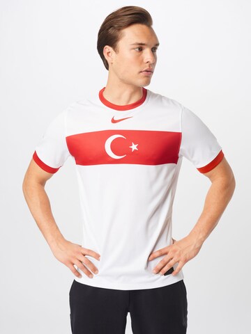 NIKE Jersey 'Türkei  Home Stadium EM 2021' in White: front