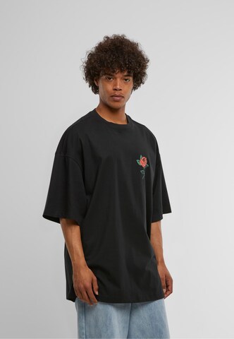 melns Mister Tee T-Krekls 'Rose'