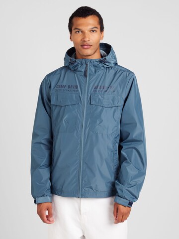 CAMP DAVID Functionele jas in Blauw