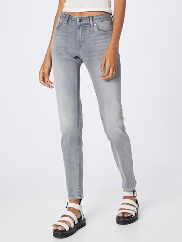 DENHAM Regular Jeans 'MONROE' in Grijs: voorkant