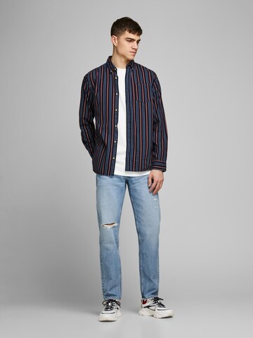 JACK & JONES Regular fit Shirt 'Easher' in Wit