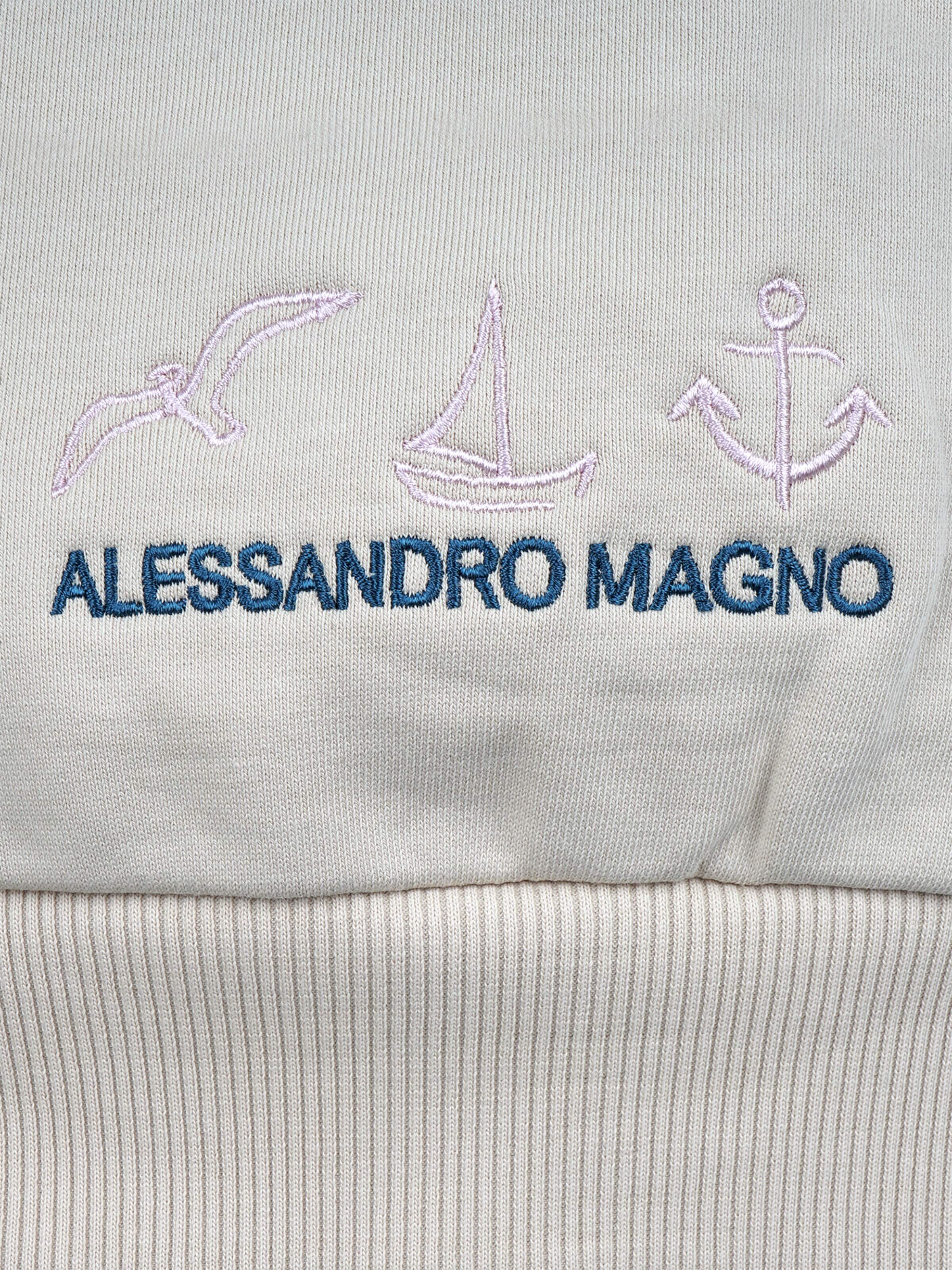 Alessandro Magno Sweater 'Chapter 8' in Beige