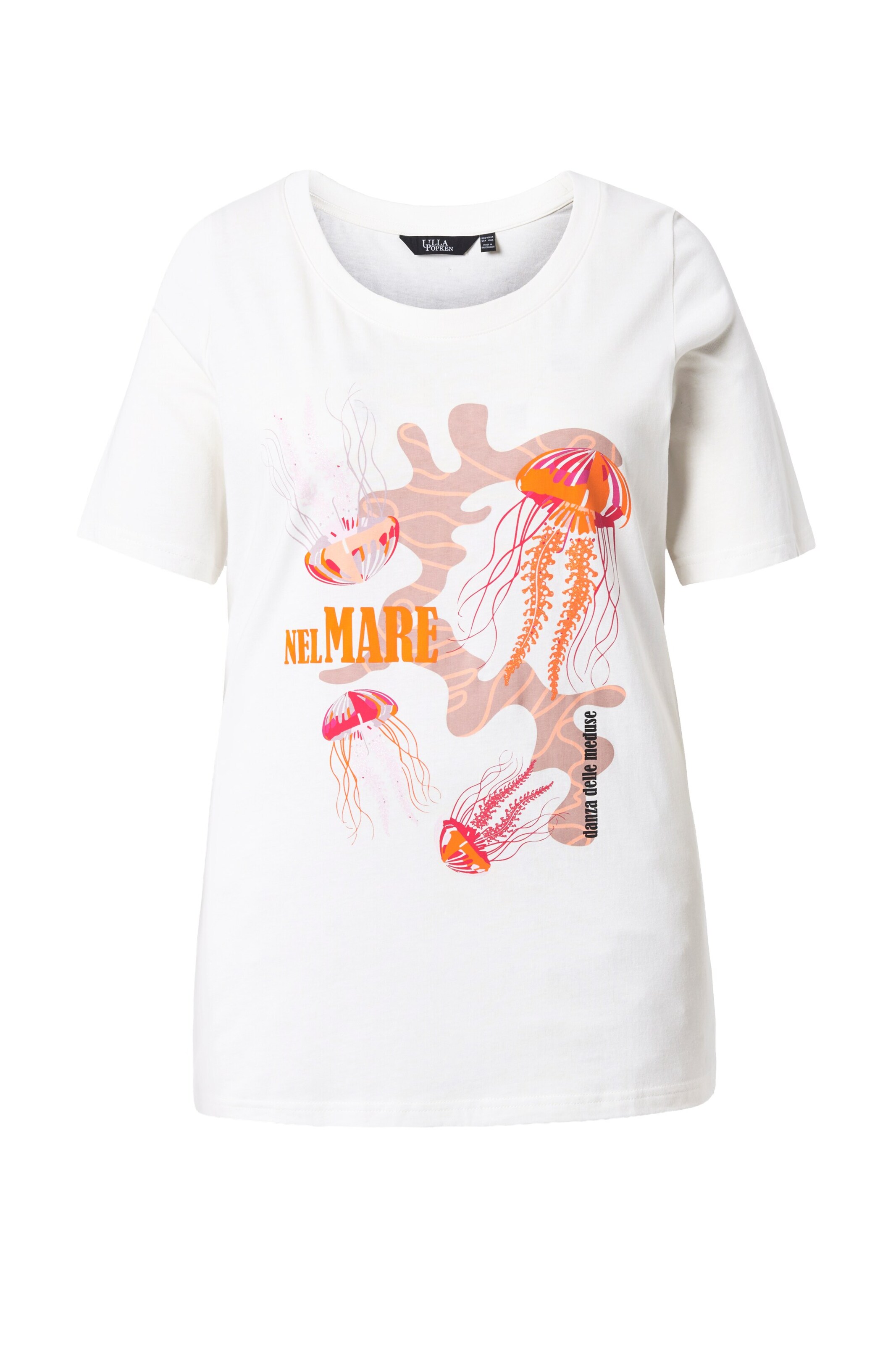 Ulla Popken Shirt in Weiß: Vorderseite