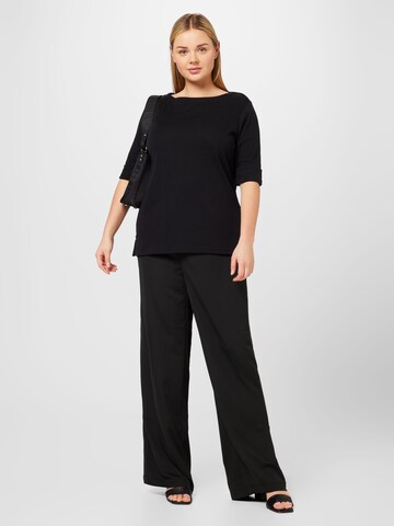 Lauren Ralph Lauren Plus T-shirt 'JUDY' i svart