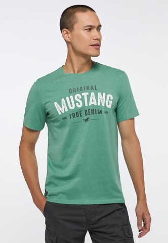 MUSTANG Shirt in Grün: predná strana