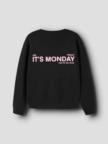 NAME IT Sweatshirt in Zwart