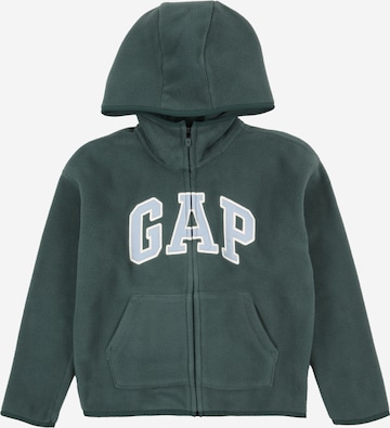 GAP Fleecetakki 'PRO' värissä vihreä: etupuoli