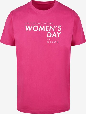 T-Shirt 'WD - International Women's Day' Merchcode en rose : devant