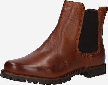 Dockers by Gerli Chelsea Boots in Braun: predná strana