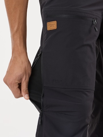 Regular Pantalon outdoor 'Lofoten' SWEDEMOUNT en noir