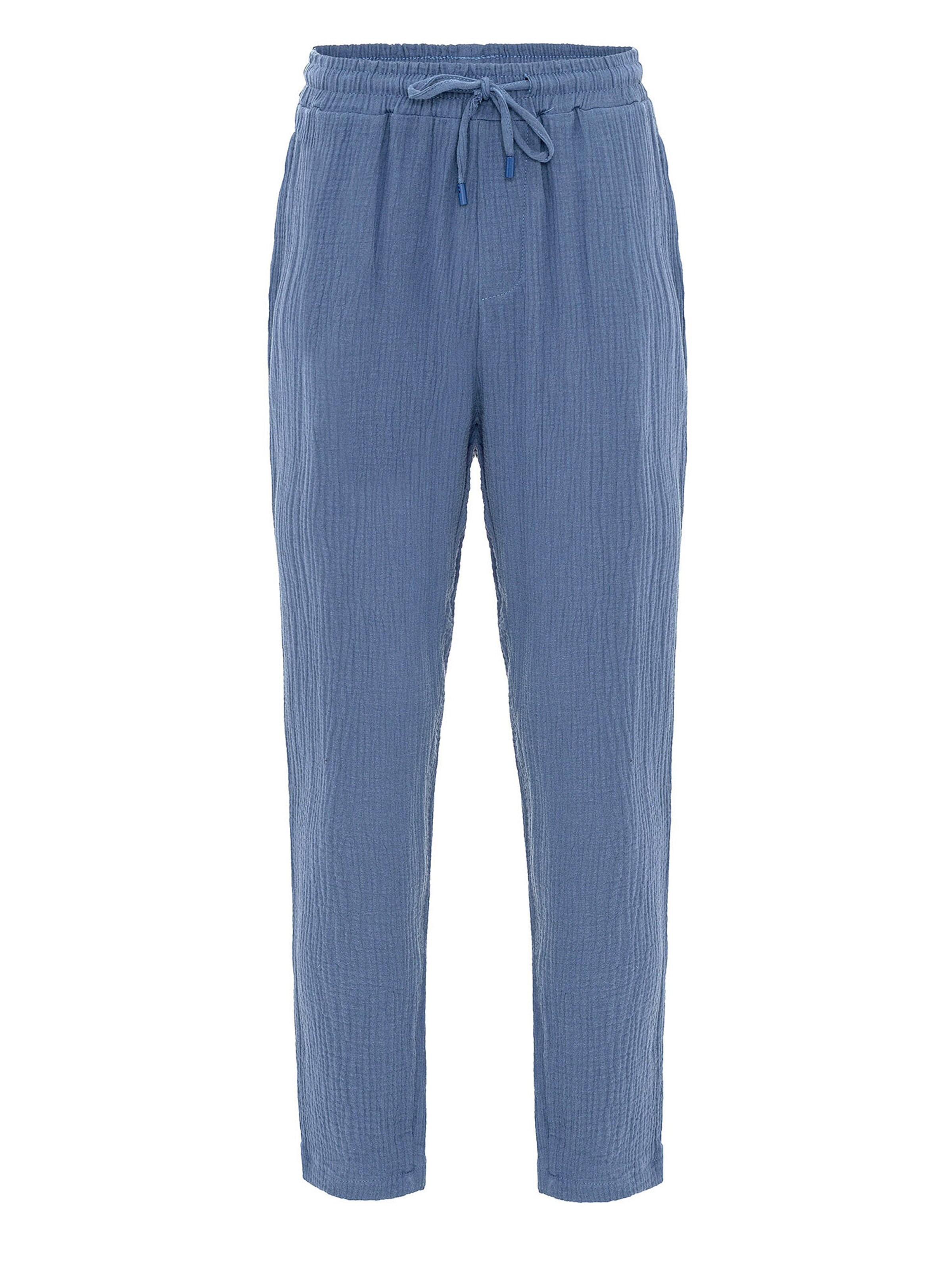 Antioch Regular Byxa i blå: framsida