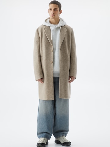 Manteau mi-saison Pull&Bear en beige : devant