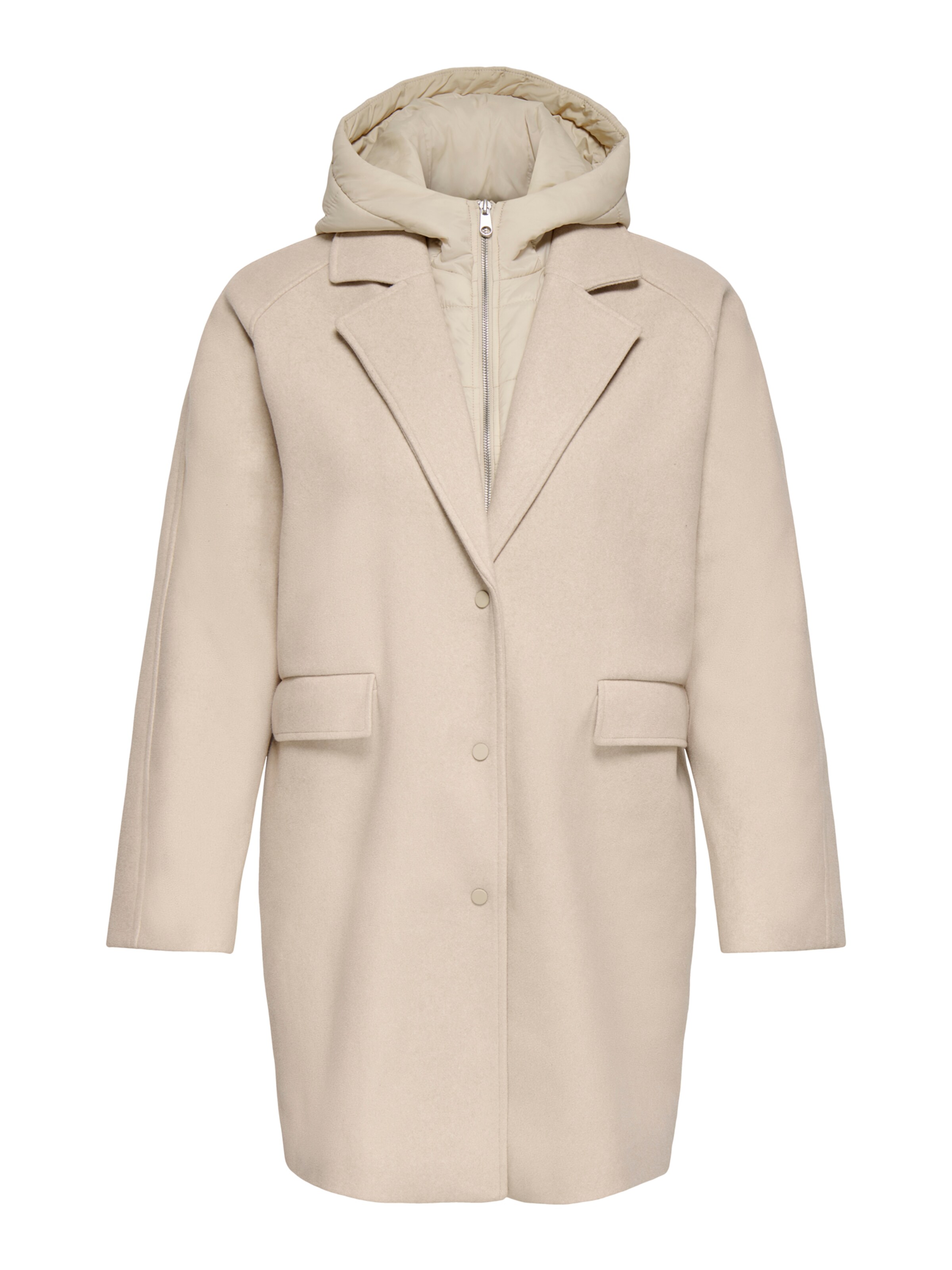 Manteau mi-saison 'CARBLOOM' ONLY Carmakoma en gris : devant