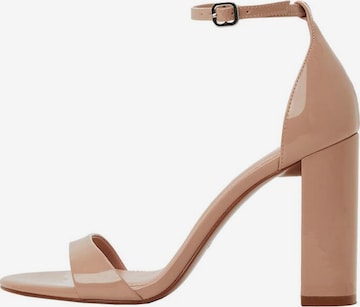 MANGO Strap Sandals 'batia' in Beige: front