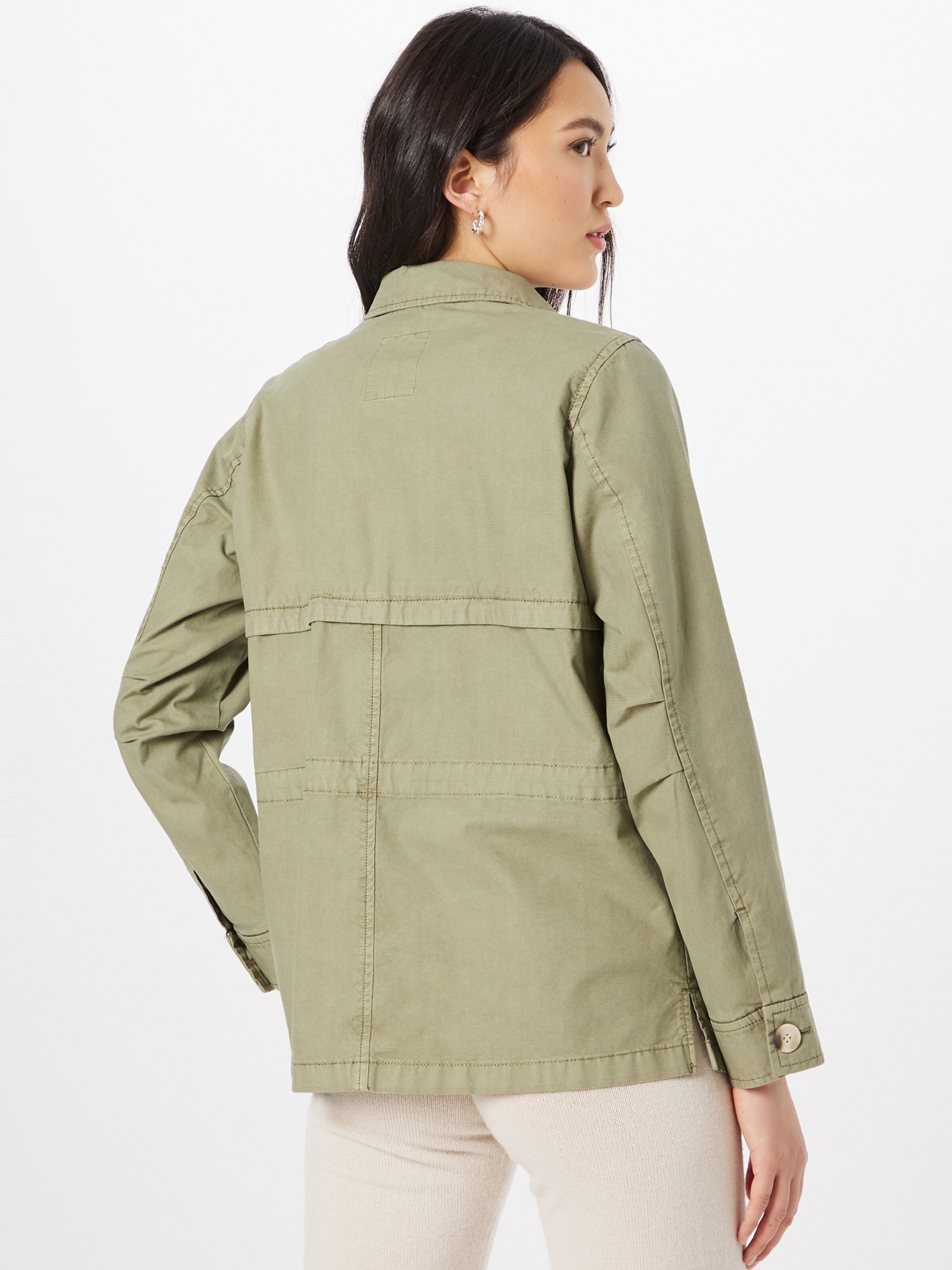 Frauen Jacken ESPRIT Übergangsjacke in Khaki - MX35586 Frauen Jacken ESPRIT Übergangsjacke in Khaki - MX35586