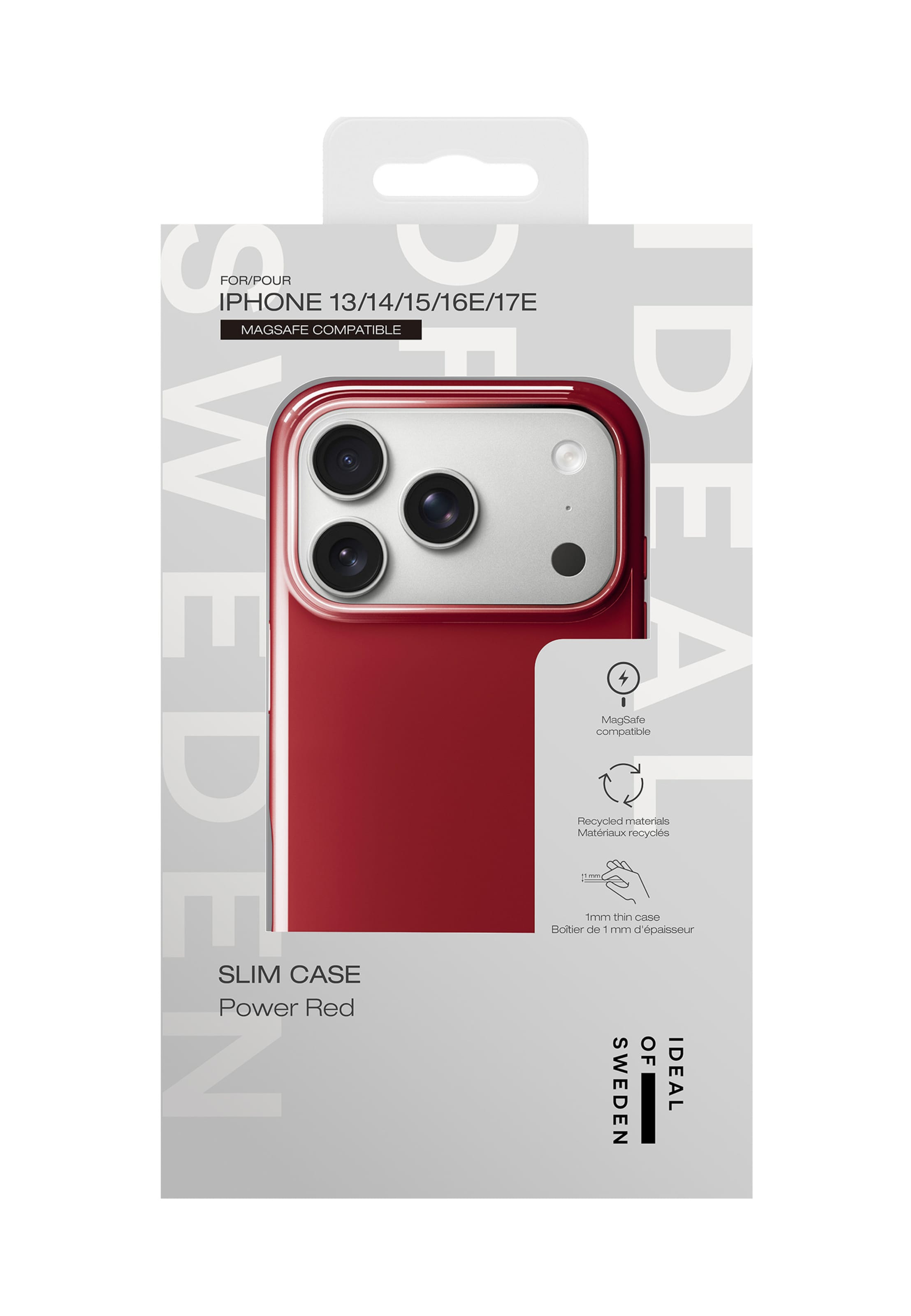 Custodia per smartphone 'MagSafe iPhone 13/14/15/16e /17e' di iDeal of Sweden in rosso
