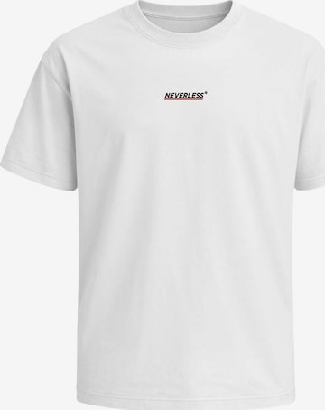 Neverless Shirt 'Tokyo Drift' in Weiß: Vorderseite