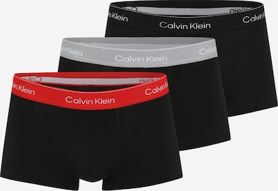 Calvin Klein Underwear Bokseršorti, krāsa - pelēks / sarkans / melns / balts, Preces skats