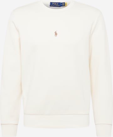 Sweat-shirt Polo Ralph Lauren en beige : devant