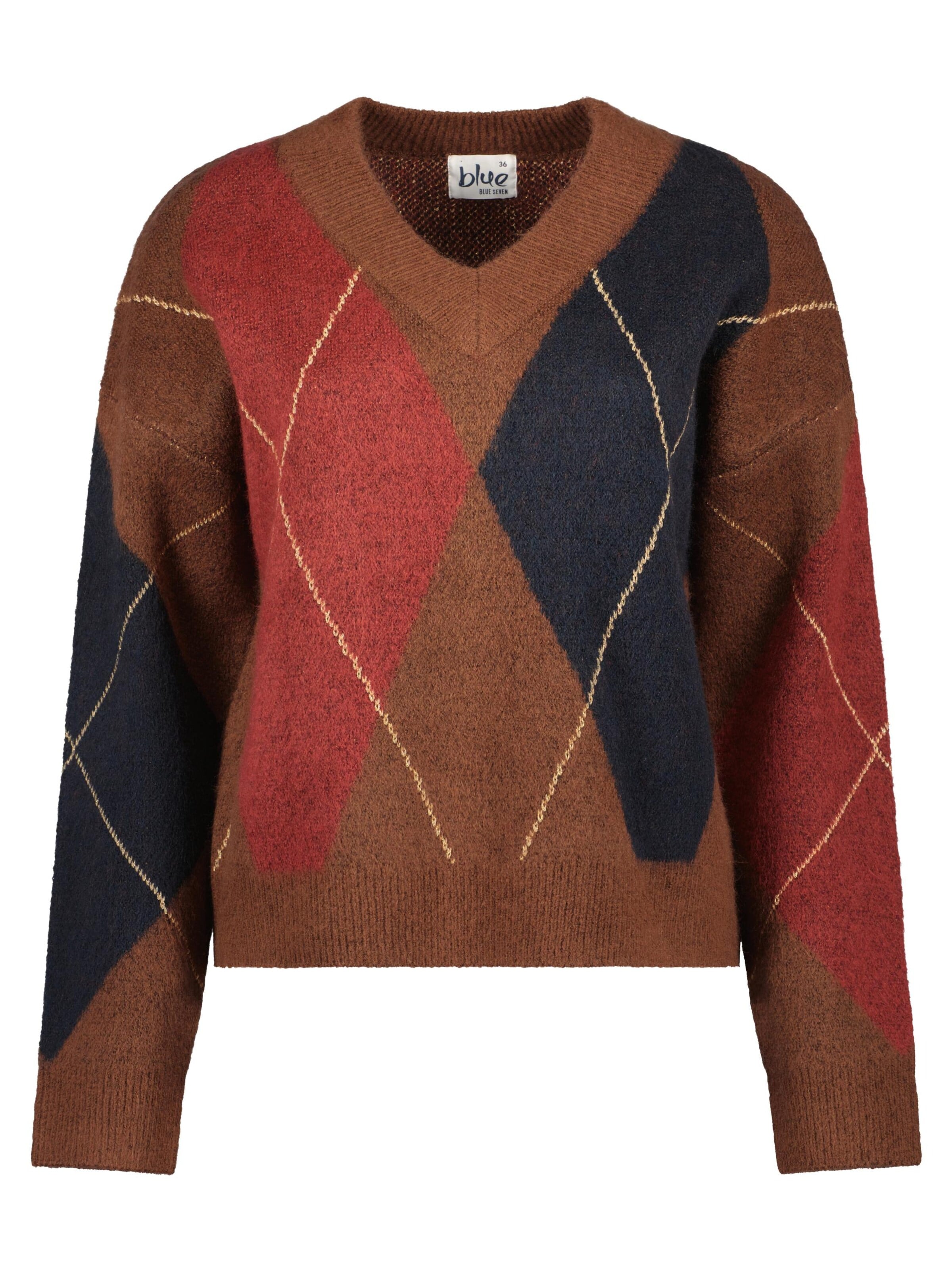 BLUE SEVEN Pullover in Braun: Vorderseite