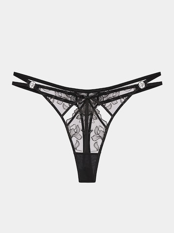 String 'Luna' di Gianna Bellucci in nero: frontale