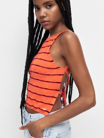 Pull&Bear Knitted top in Orange