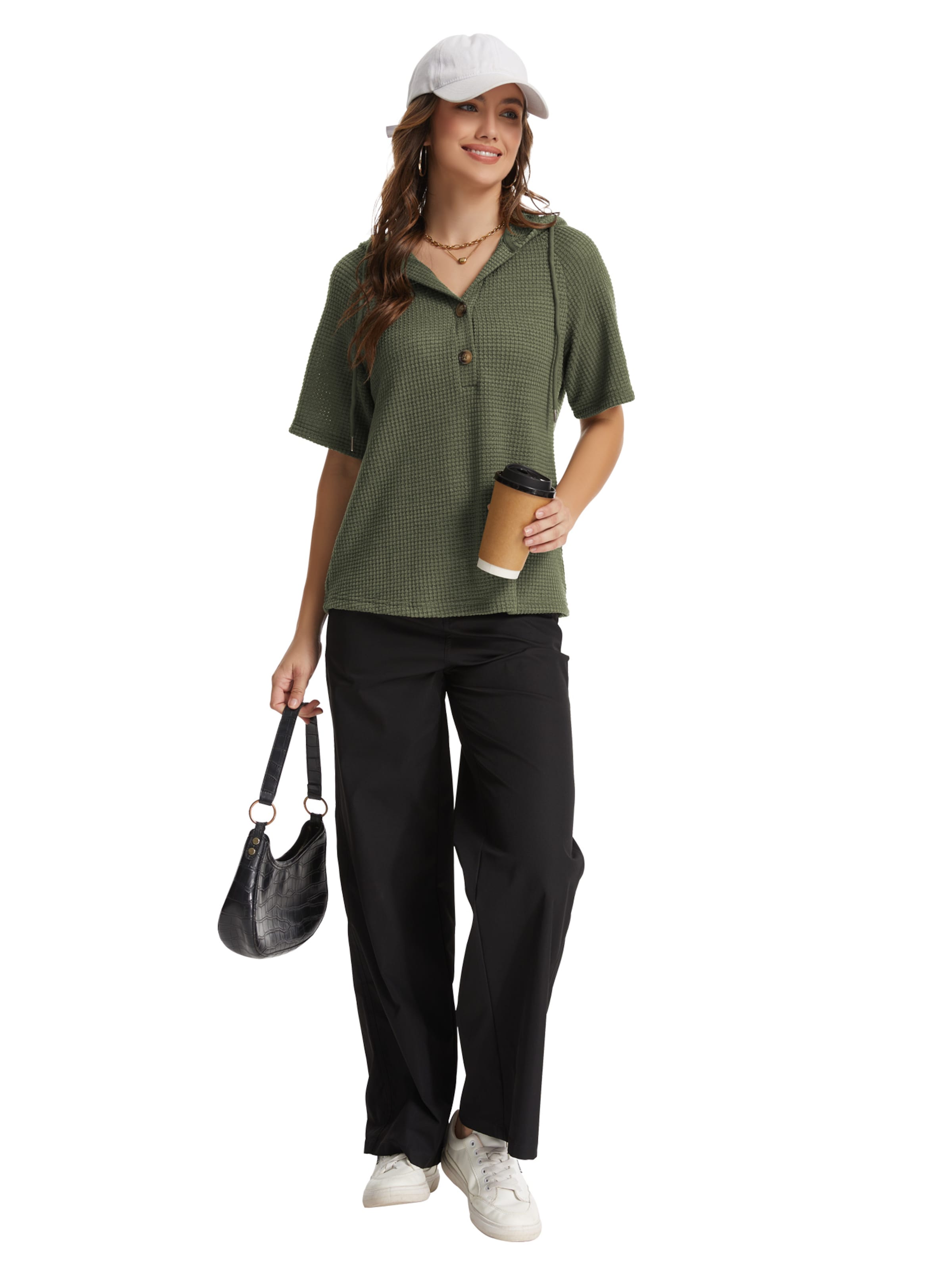 MEETWEE Sweater 'Tops' in Green