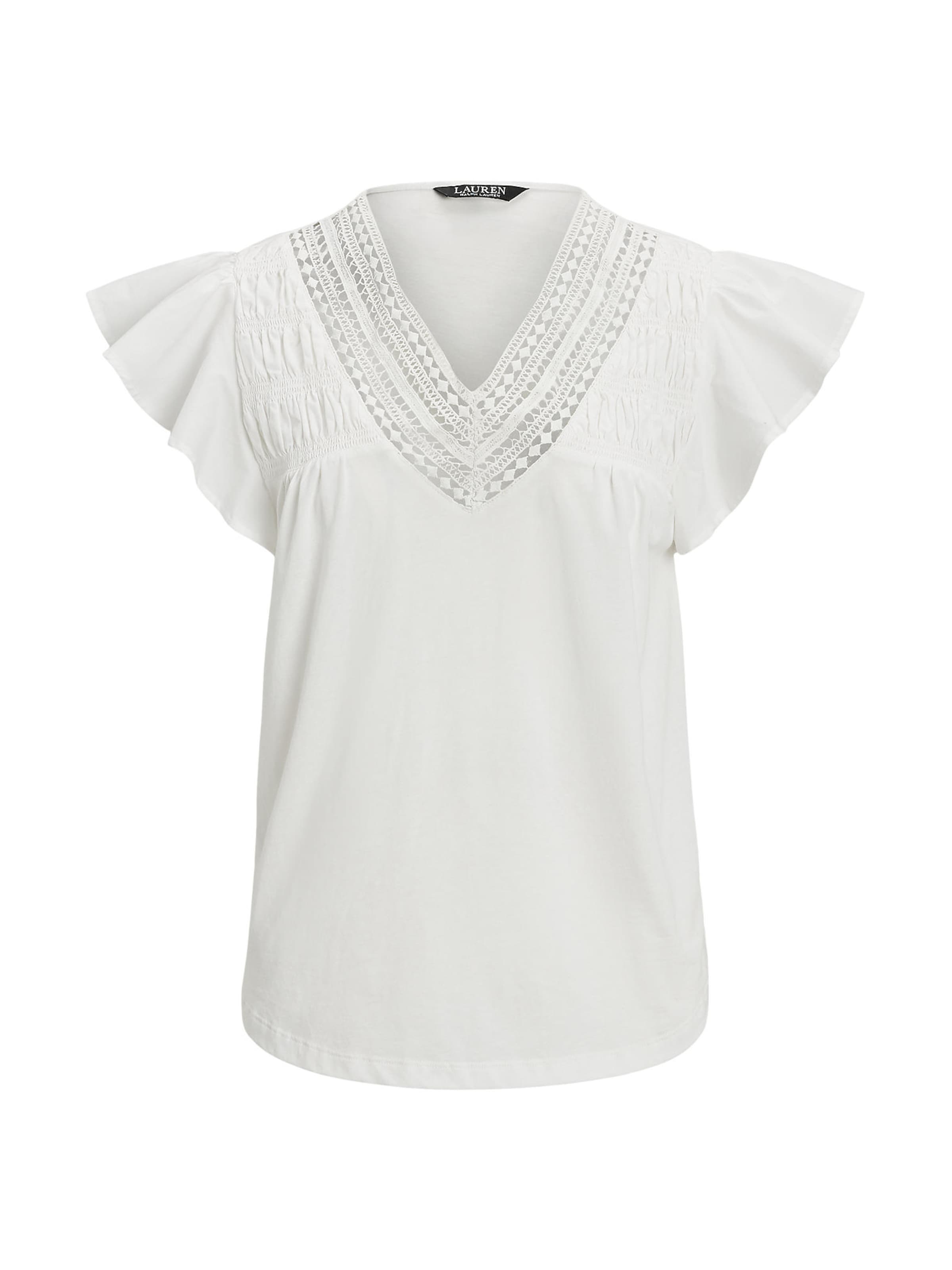 Lauren Ralph Lauren Блуза в бяло: отпред