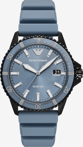 Emporio Armani Uhr in Blau: Vorderseite