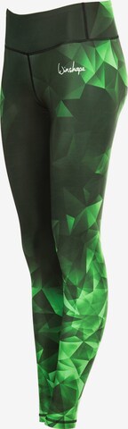 Winshape Skinny Spodnie sportowe 'AEL102' w kolorze zielony