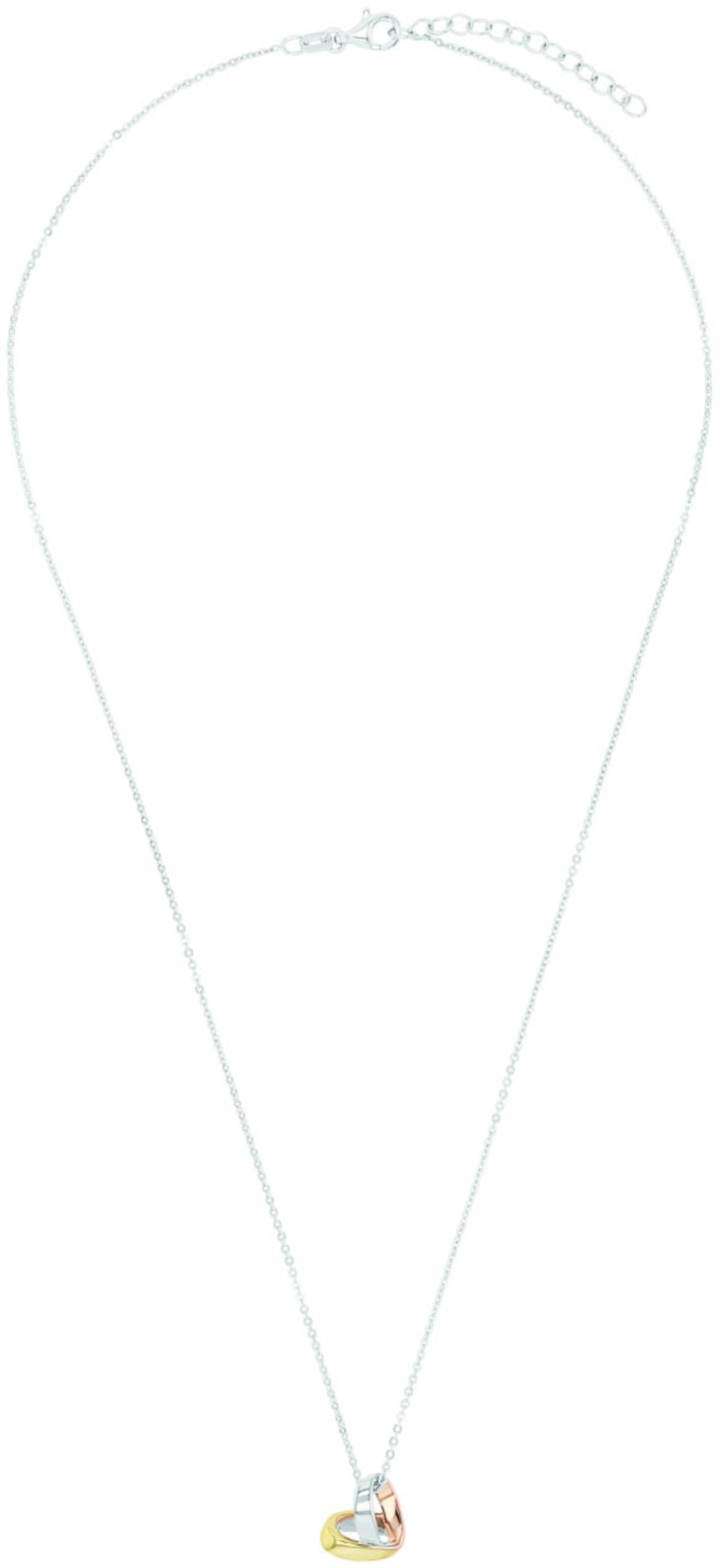 AMOR Necklace in Silver: front
