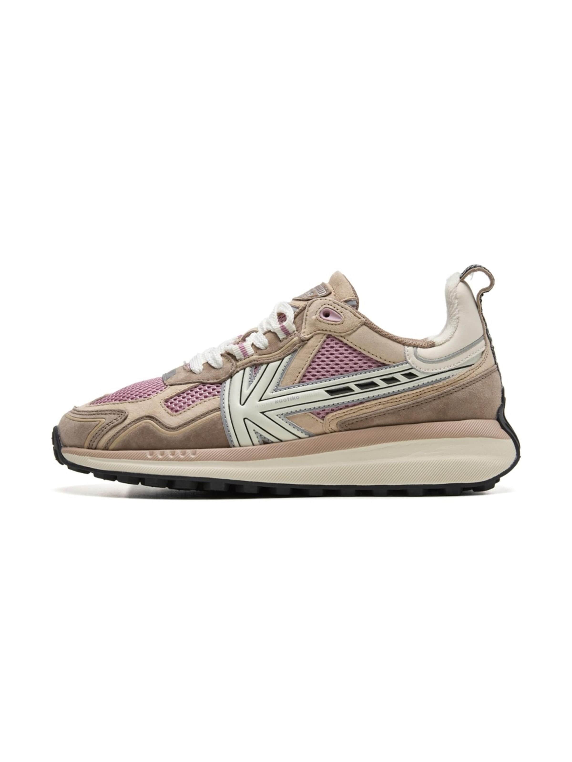 Kaotiko Sneakers laag 'Detroit Tech' in Grijs: voorkant