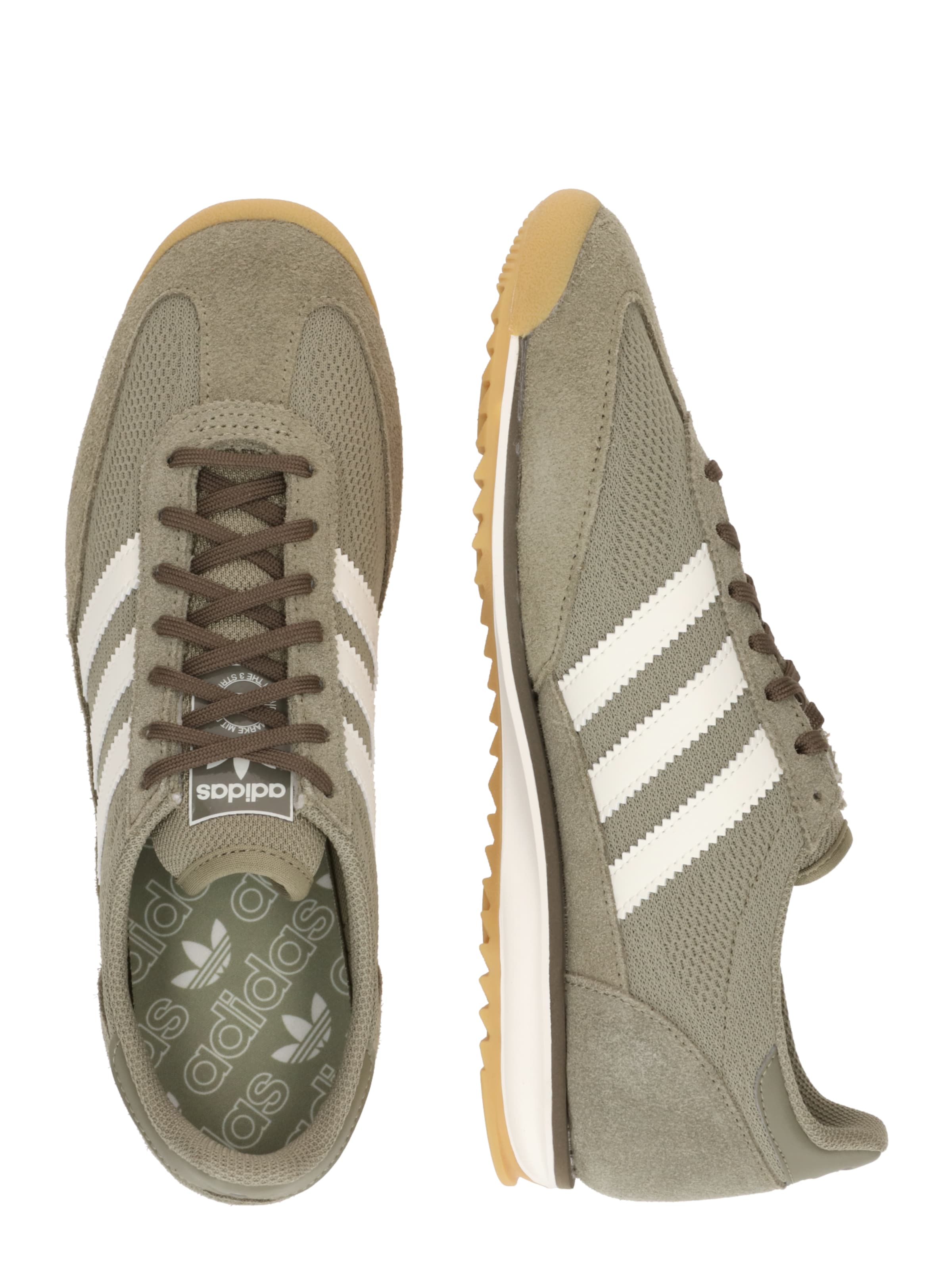 žalia ADIDAS ORIGINALS Sportbačiai be auliuko 'SL 72'