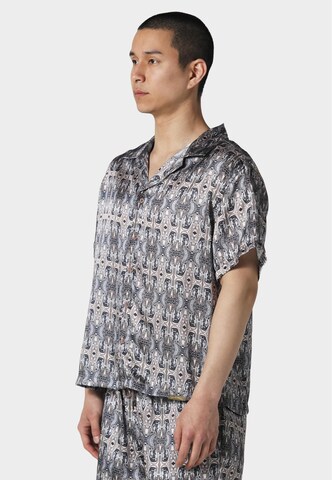 Fit confort Chemise 'COCKPIT CUBAN' Pas De Monaco en gris