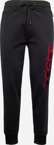 Effilé Pantalon 'Lamont' BOSS Black en noir : devant