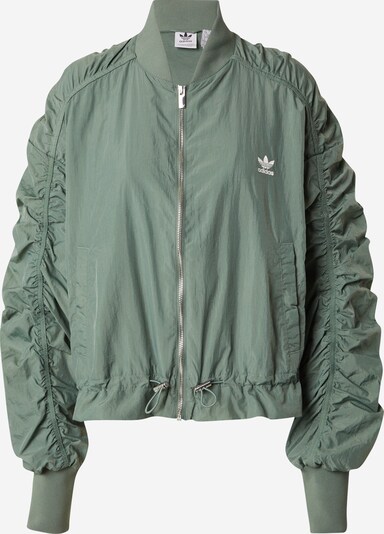 ADIDAS ORIGINALS Демисезонная куртка в Зеленый / Белый, Обзор товара
