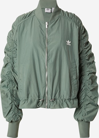 ADIDAS ORIGINALSPrijelazna jakna - zelena boja: prednji dio