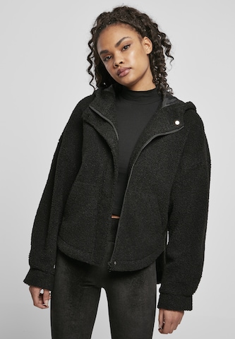 Urban Classics Between-Season Jacket in Black: front