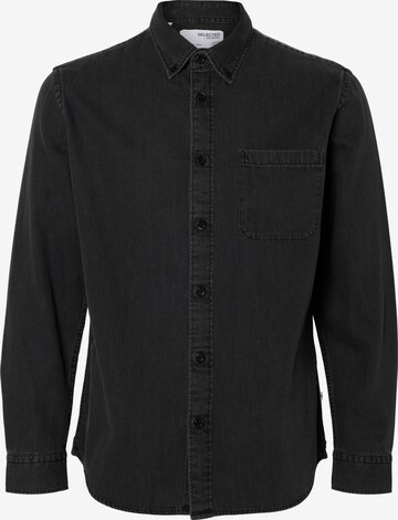 SELECTED HOMME Klasický střih Košile 'Regrick' – černá: přední strana