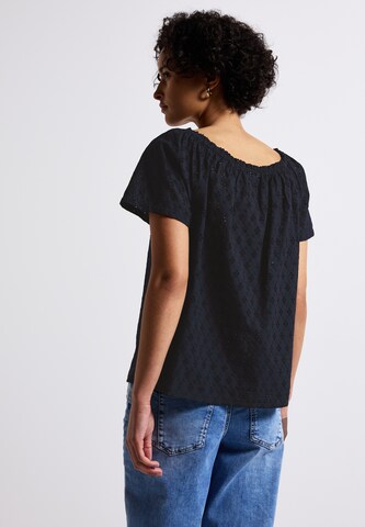 STREET ONE Bluse in Blau
